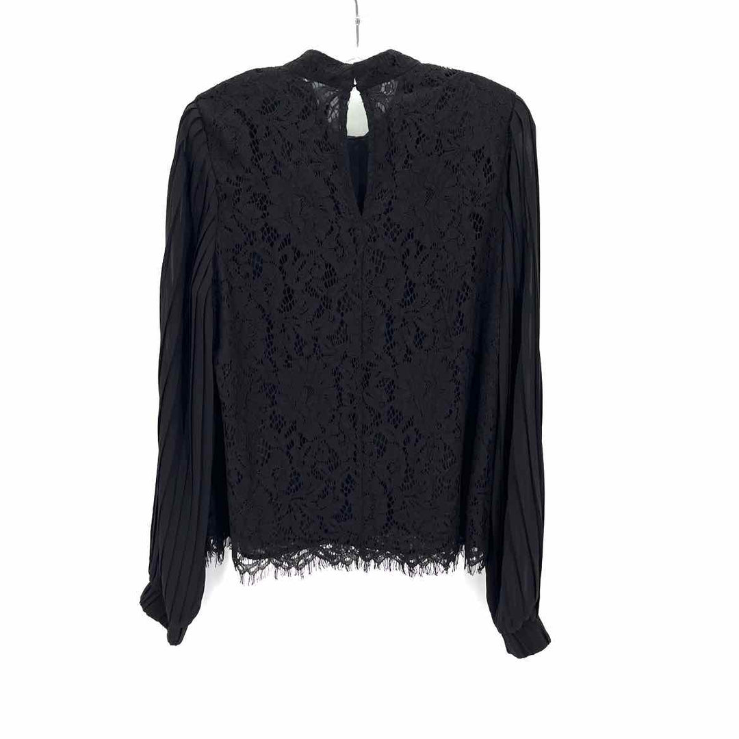 Size L DO+BE Black Lace Shirt