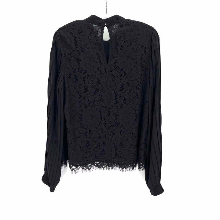 Size L DO+BE Black Lace Shirt