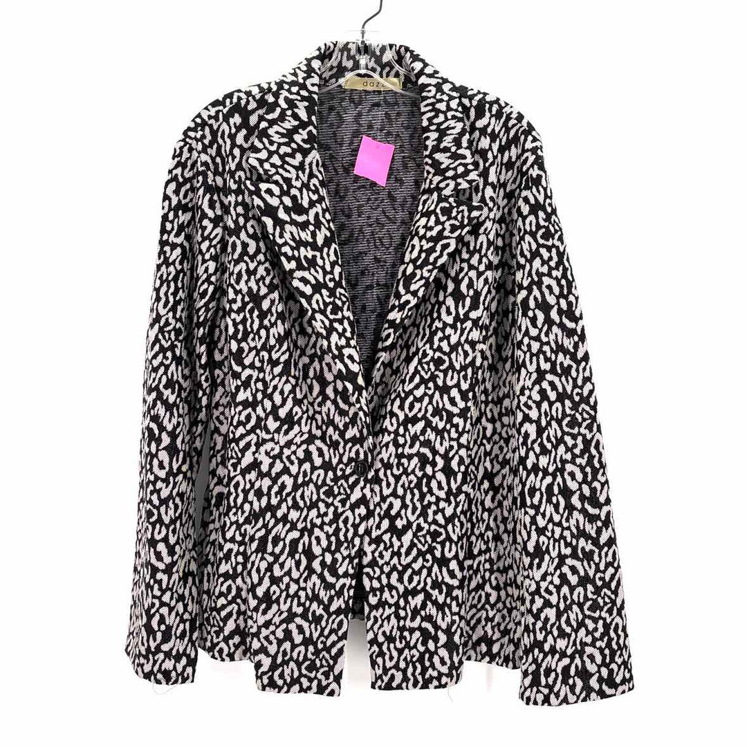 Size 3X D & CO Black Mesh Blazer