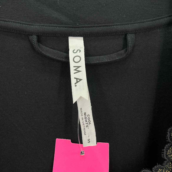 Size S SOMA Black Lace Pajamas