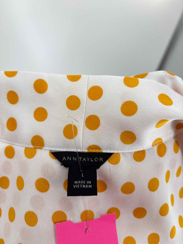Size L Ann Taylor Mustard Shirt