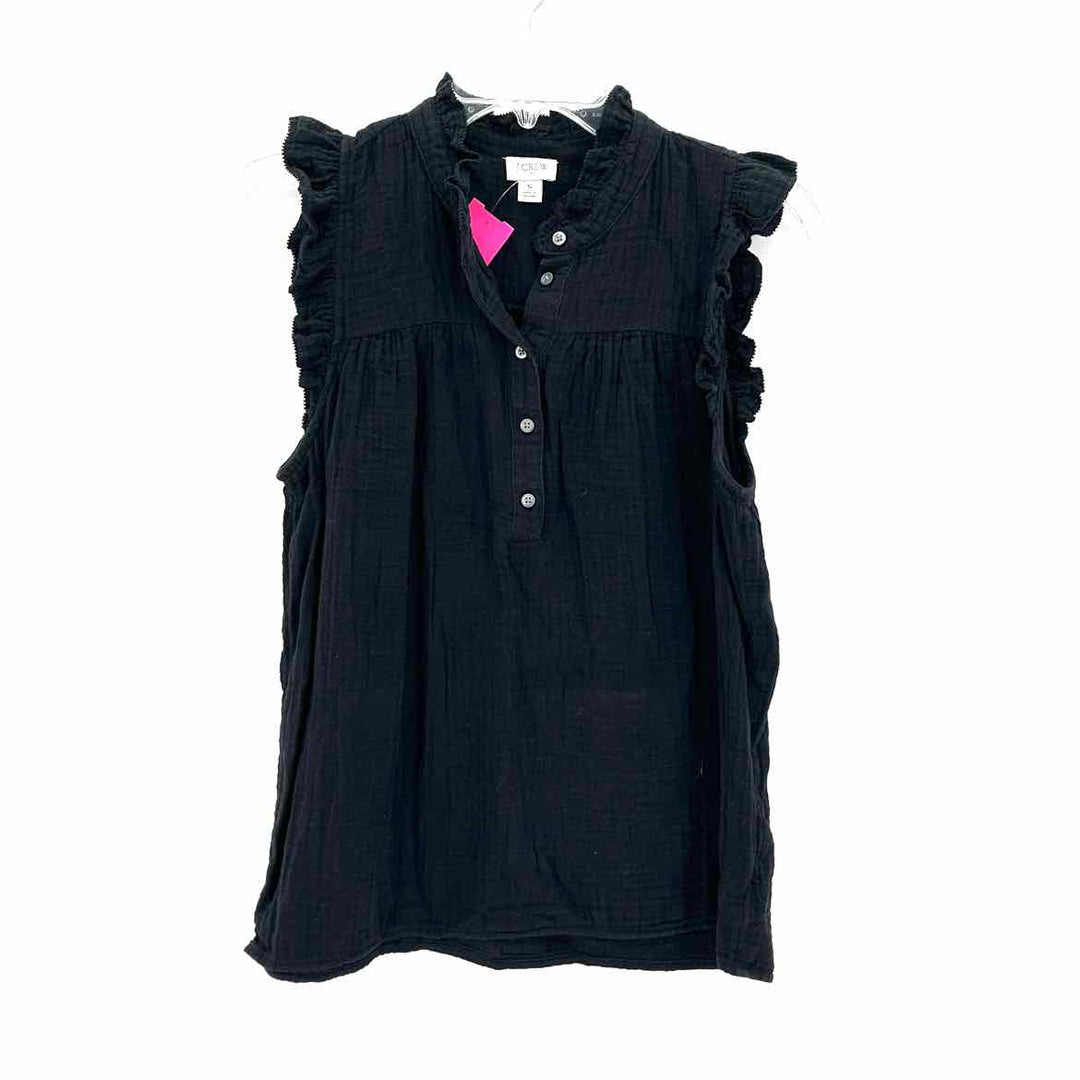 Size S J Crew Black Cotton Shirt