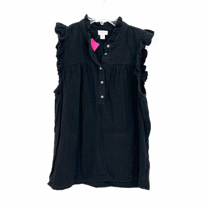 Size S J Crew Black Cotton Shirt