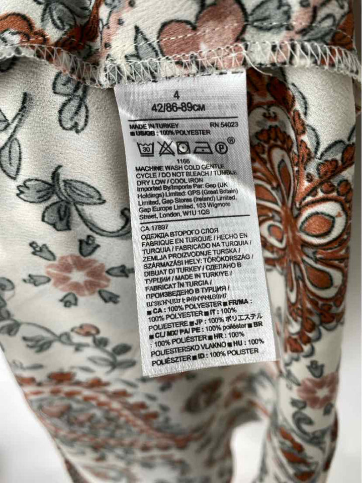 Size 4 Banana Republic Multi-Color Dress
