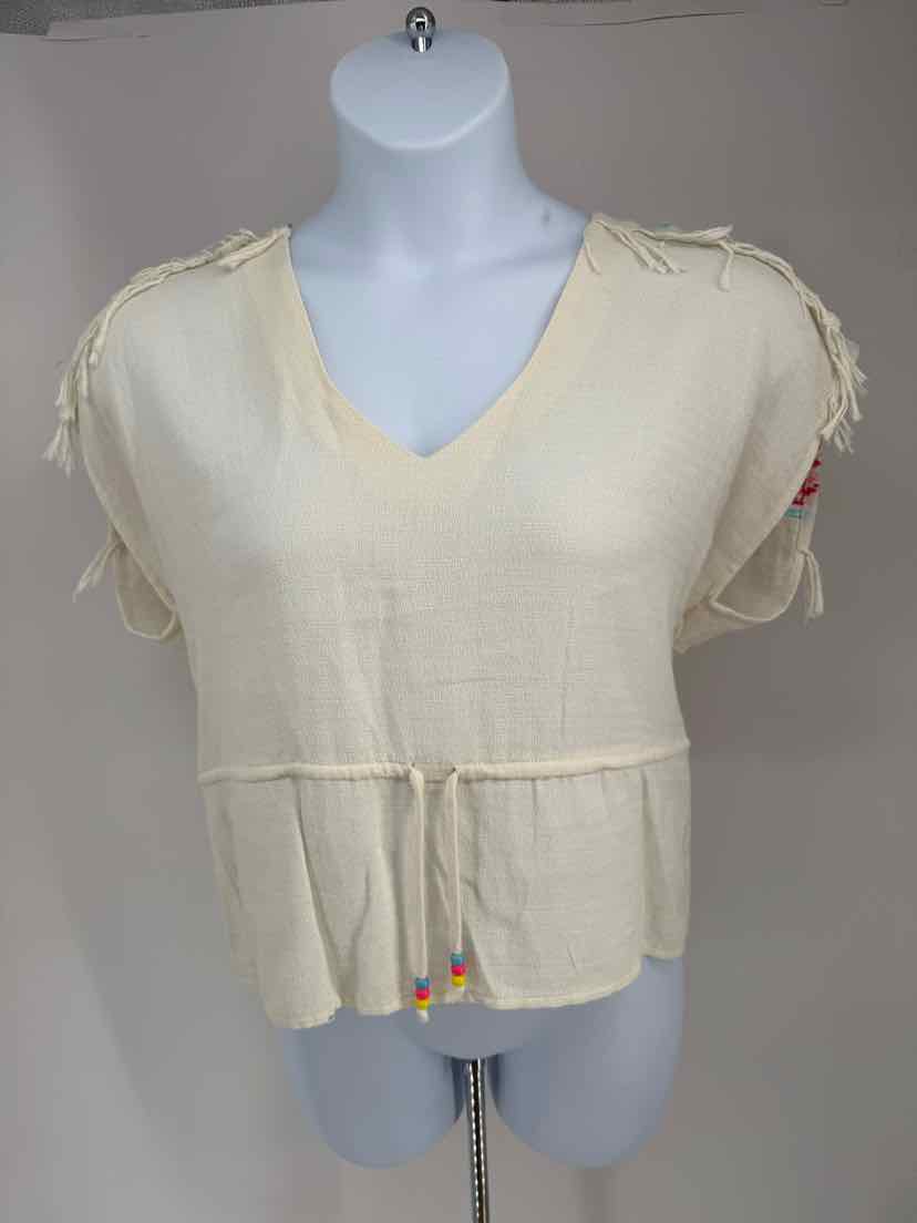 Size L AMANDA UPRICHARD Cream Shirt