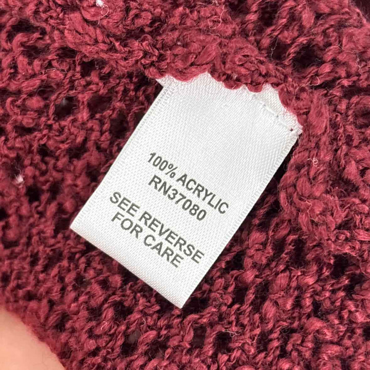 Size M CATO Burgundy Vest