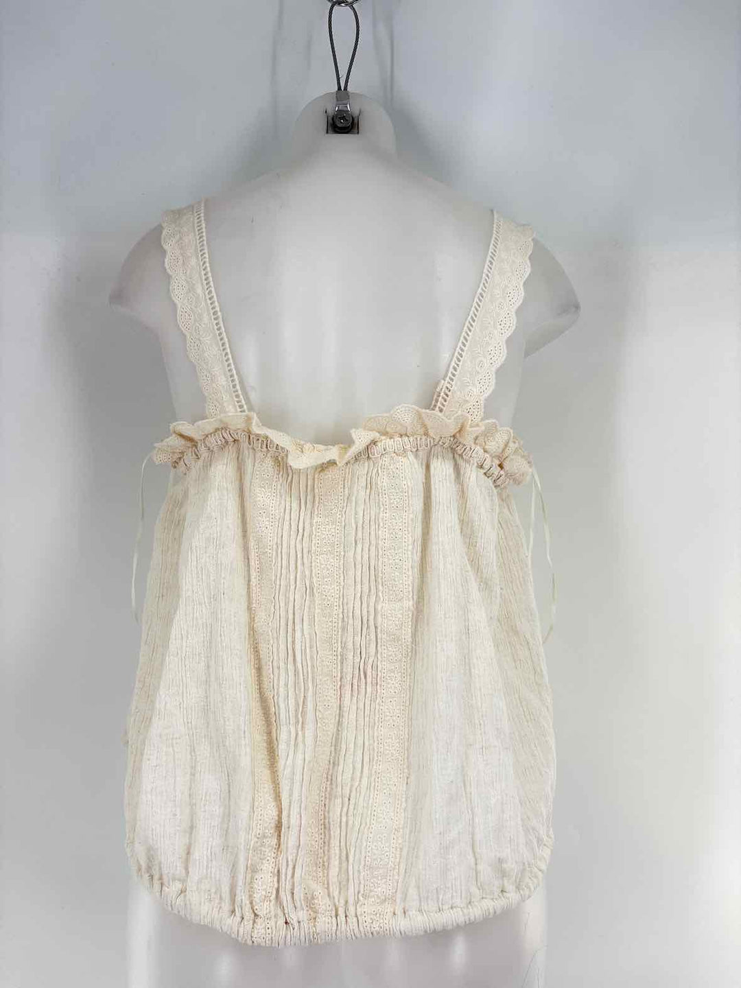 Size XL FREE PEOPLE Cream Shirt