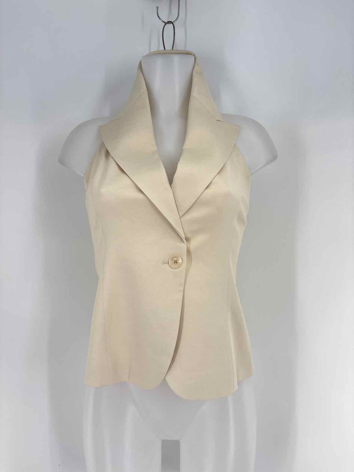 Size 2 Banana Republic Ivory Vest