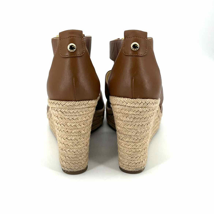 Shoe Size 8.5 Michael Kors Brown Leather Sandals