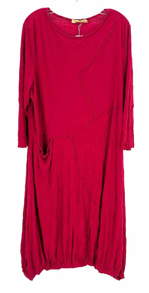 Size 2X Hot Pink Knit Dress