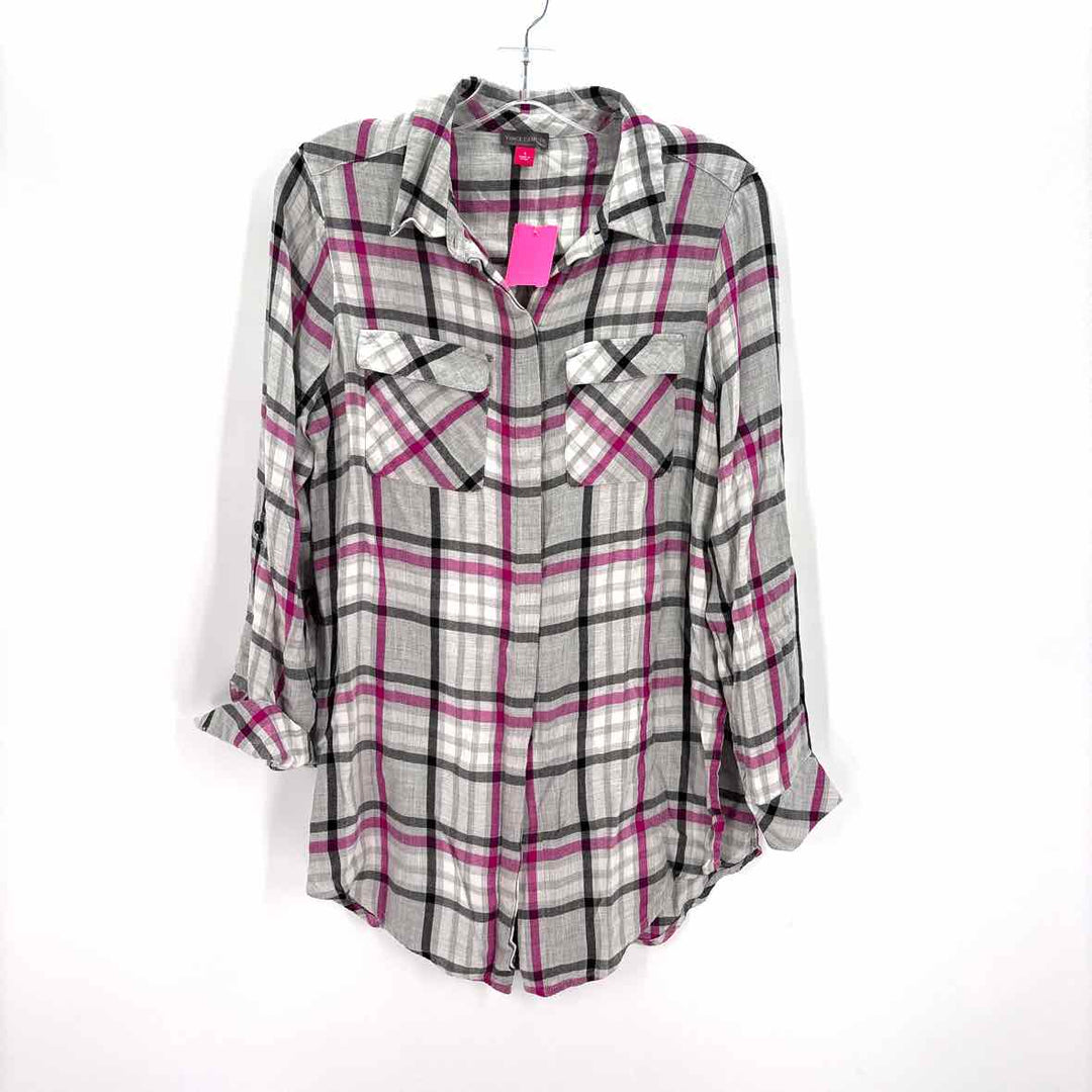 Size S Vince Camuto Gray Shirt