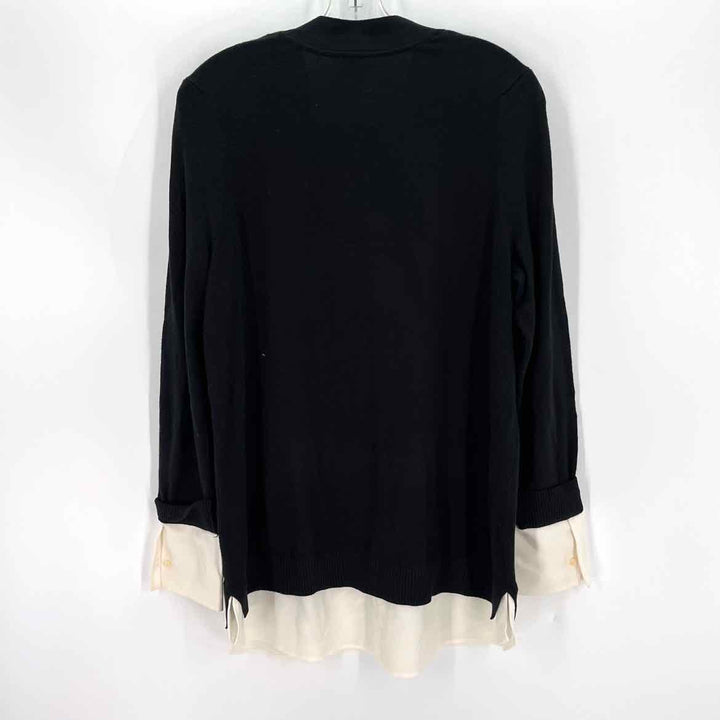 Size L J JILL Black Sweater