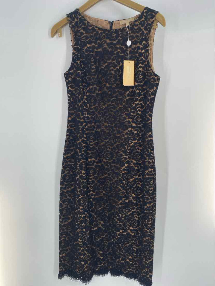 Size 6 Michael Kors Black Lace Luxury - Dress