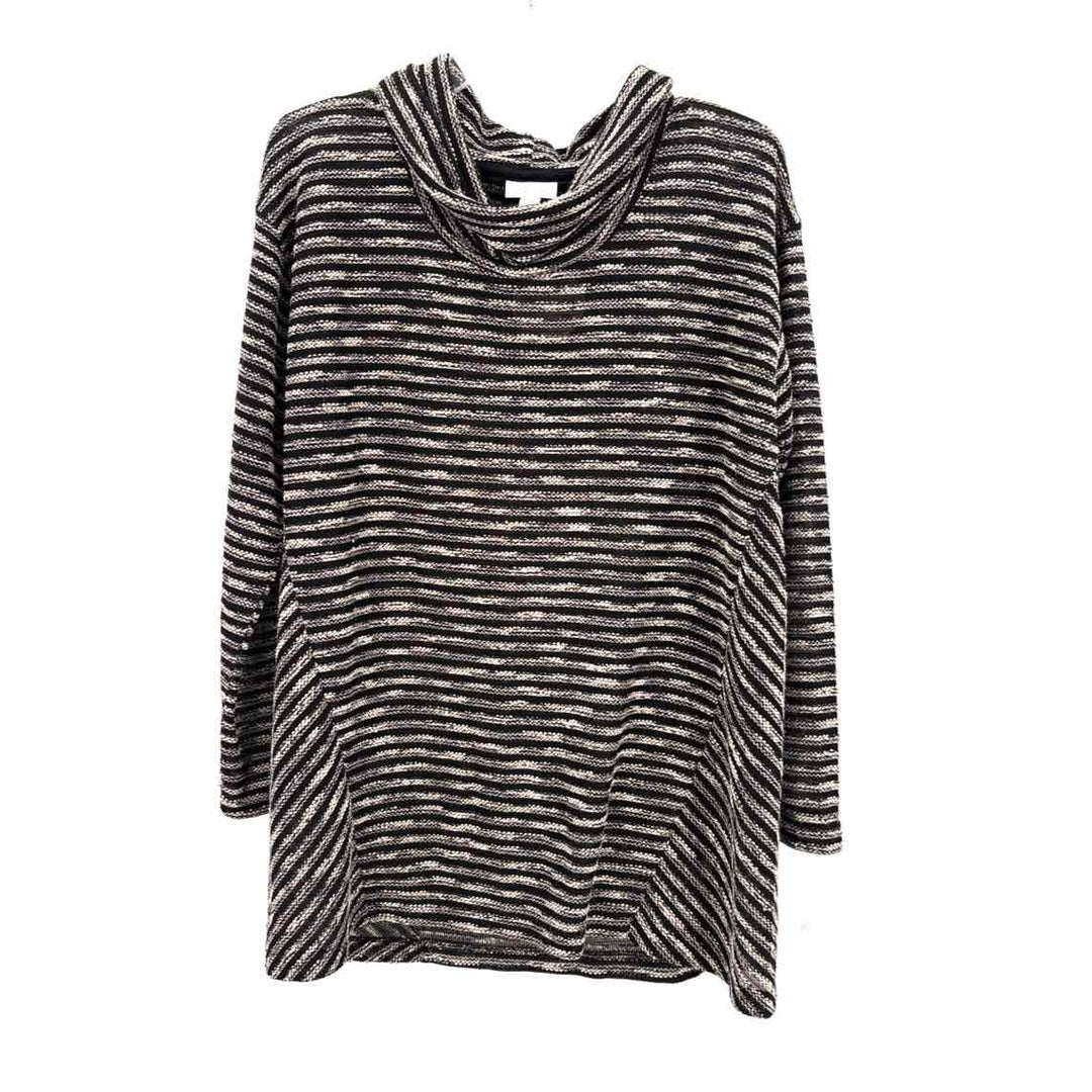 Size XL J JILL Black/White Sweater