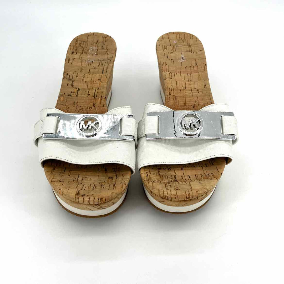 Shoe Size 10 Michael Kors White Sandals