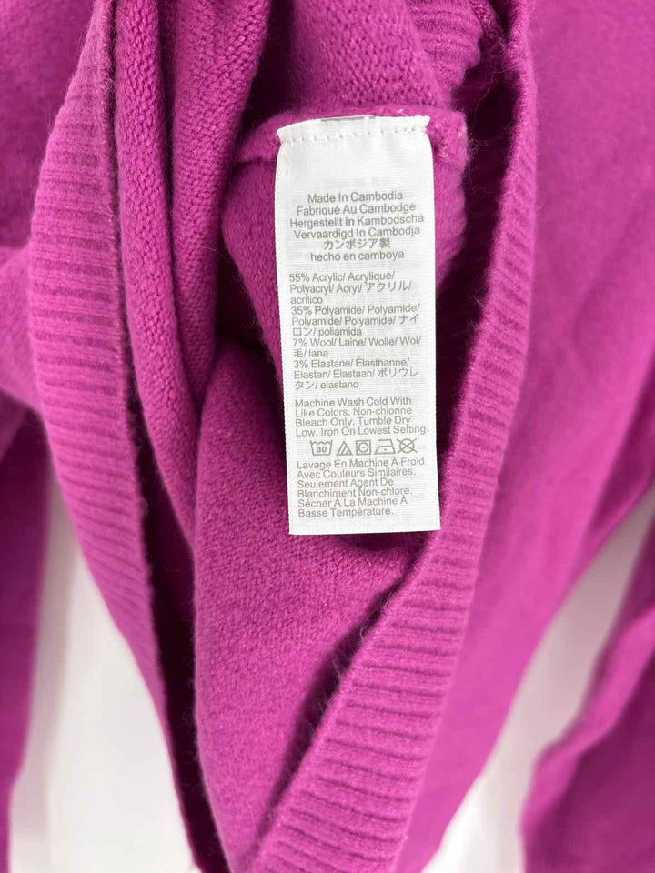 Size L J Crew Fuschia Sweater