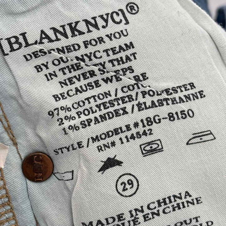 Size 29 BLANK NYC Denim Shorts
