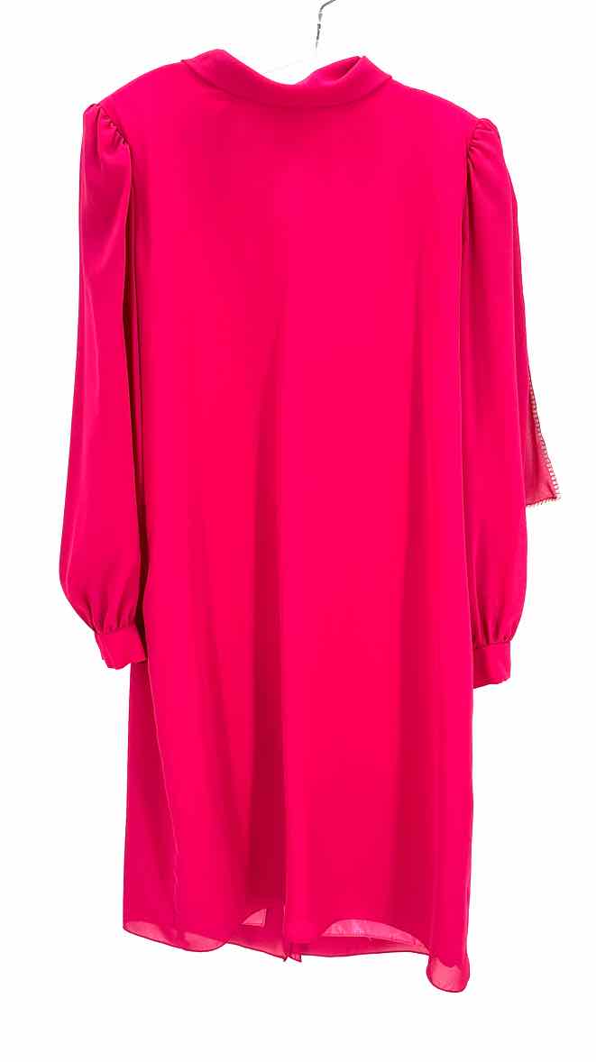 Size 20 Fuschia Chiffon Rhinestone Dress