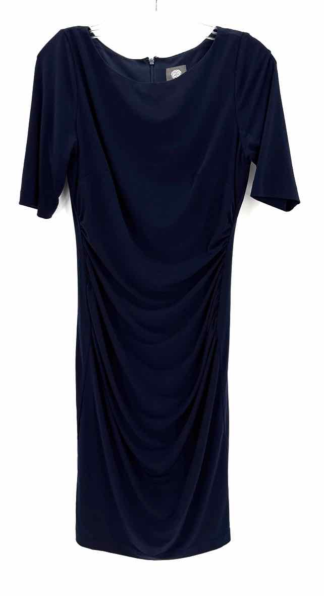 Size 8 Vince Camuto Navy Jersey Knit Dress