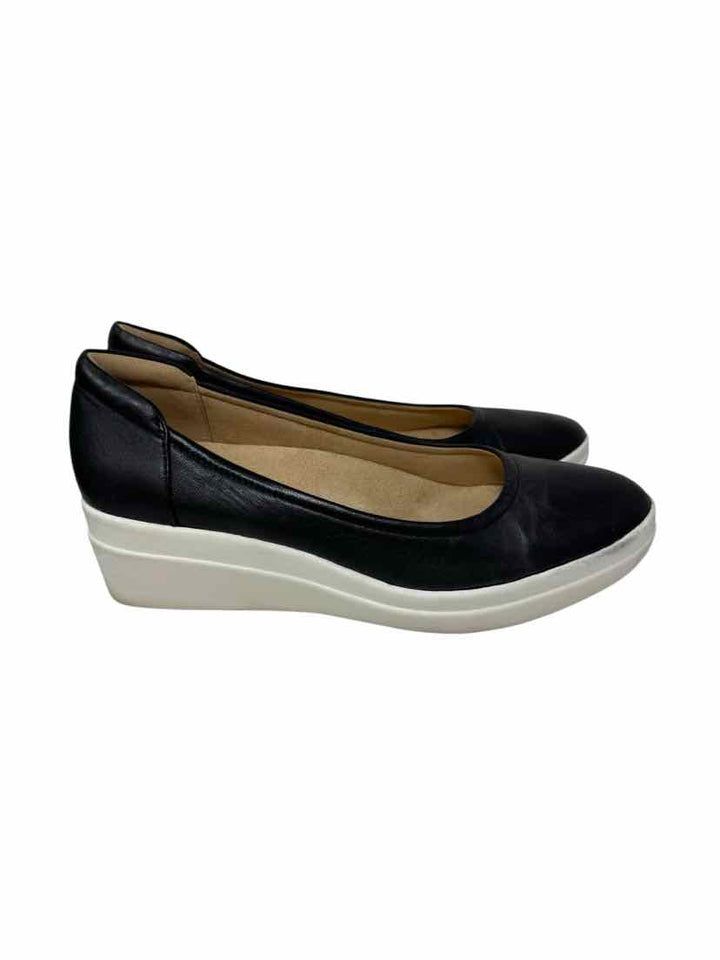 Shoe Size 8.5 Naturalizer Black Leather Sneakers