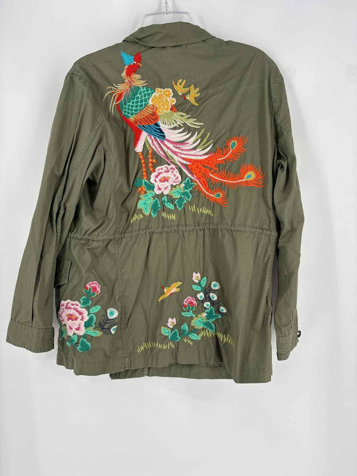 Size M Johnny Was Olive Shirt