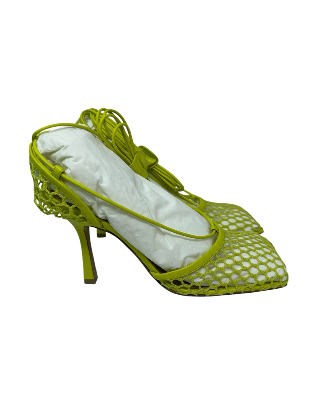 Shoe Size 39.5 BOTTEGA Lime Green Luxury - Sandals