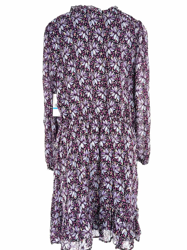 Size XL KAREN KANE Purple Print Dress