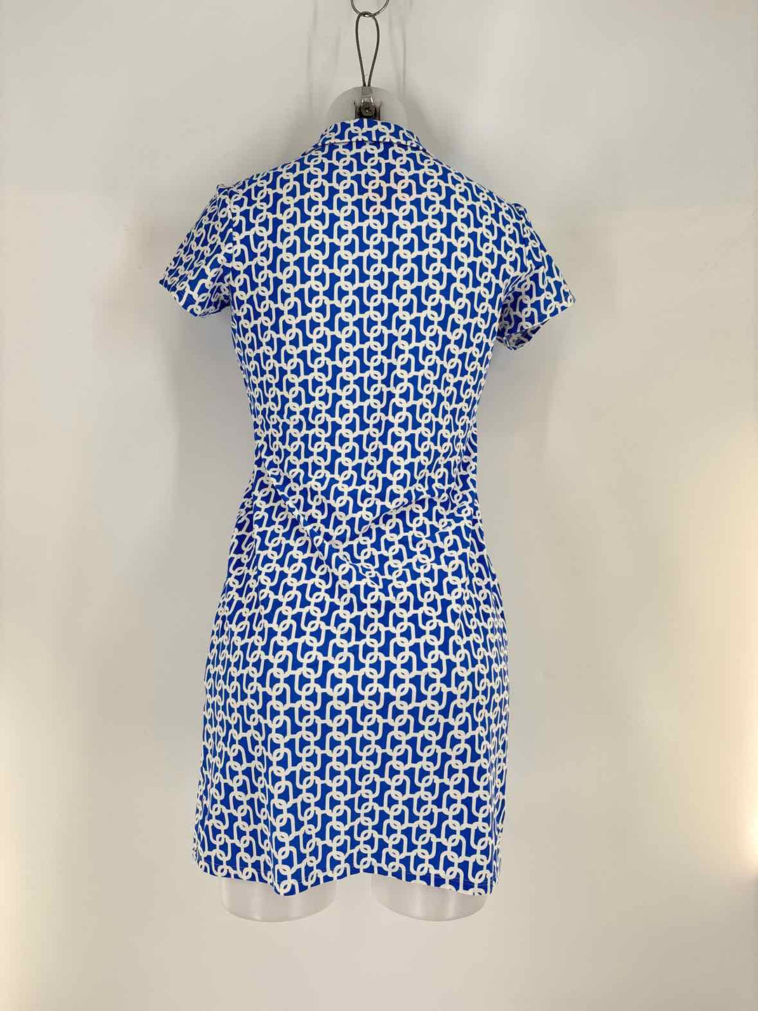 Size XS Blue Print Dress