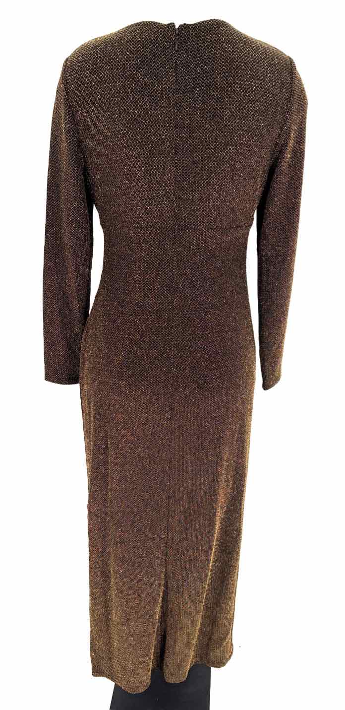 Size 10 RALPH LAUREN Gold Knit Dress