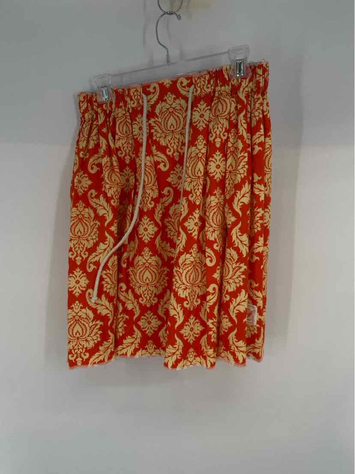Size L ORANGE PRINT Skirt
