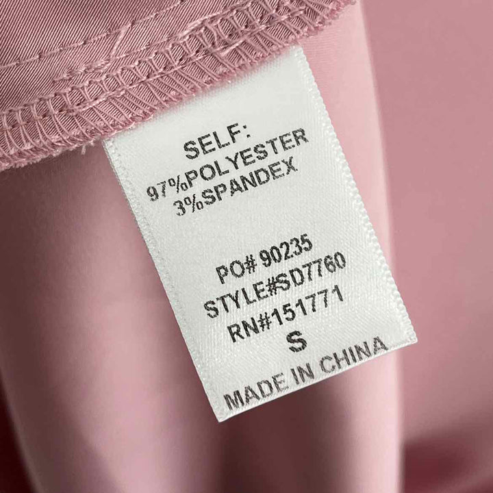 Size S Pink Satin Dress