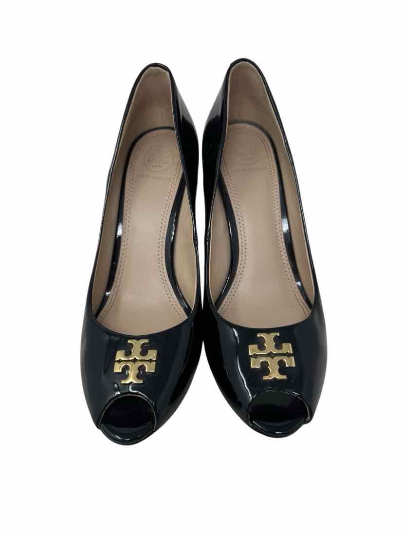 Shoe Size 8 Tory Burch Black PATENT Pumps