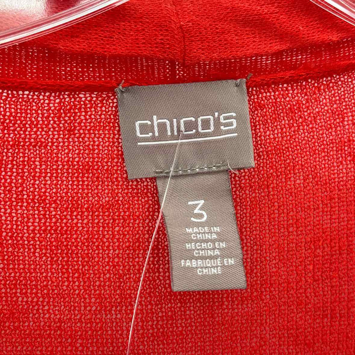 Size XL Chico's Orange Cardigan