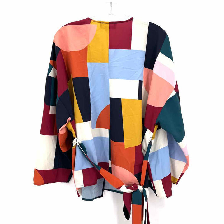 Size 18 ELOQUII Multi-Color Shirt