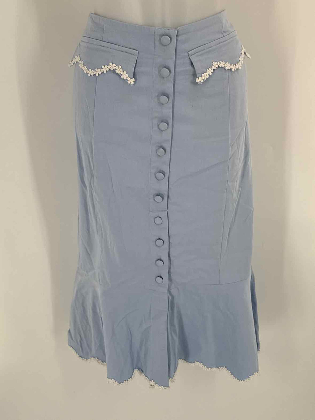 Size L MAEVE Blue Skirt