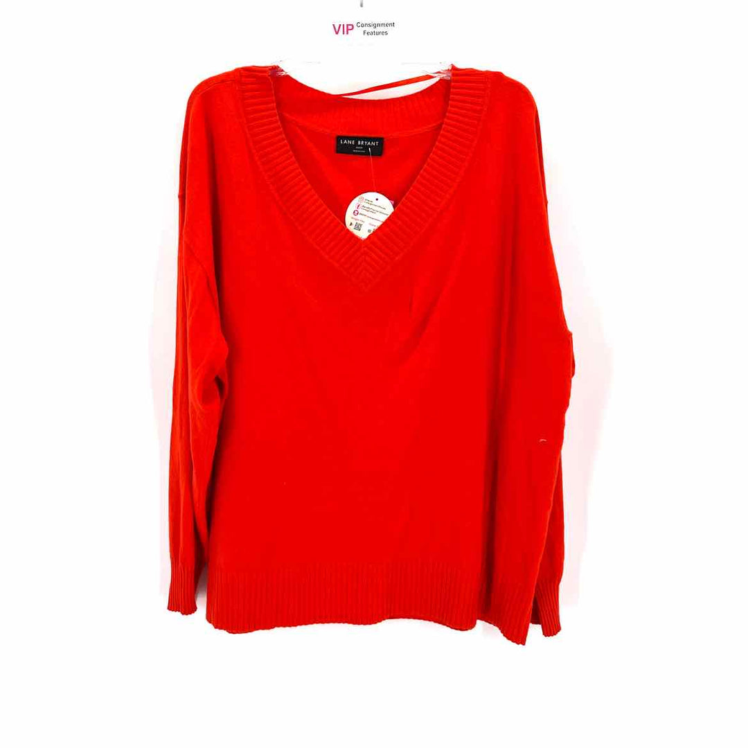 Size 22/24 LANE BRYANT Orange Sweater