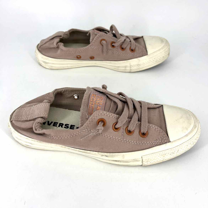 Shoe Size 8 Converse Mauve Canvas Sneakers
