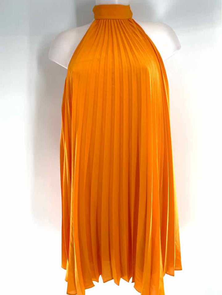 Size M Alice + Olivia Orange Dress