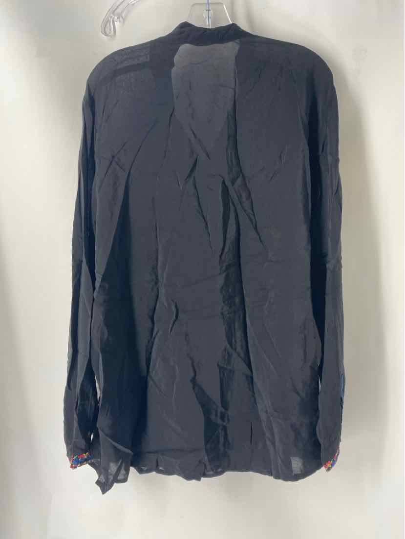 Size XL Johnny Was Black Shirt