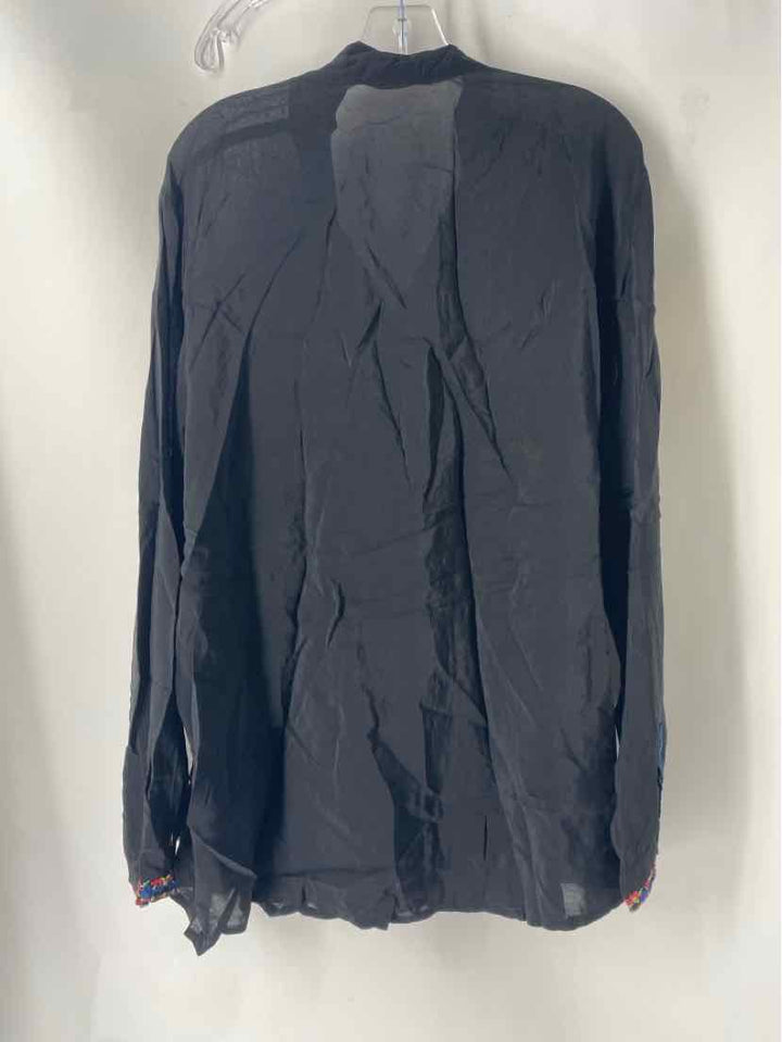Size XL Johnny Was Black Shirt