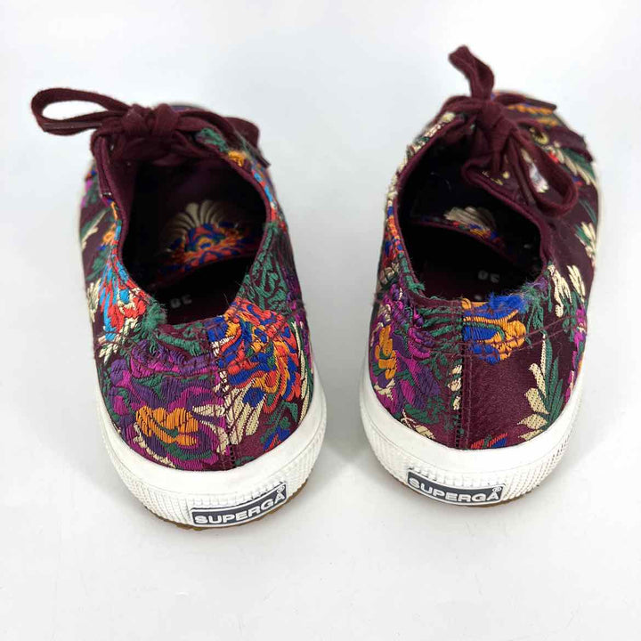 Shoe Size 7.5 SUPER GA Burgundy Sneakers