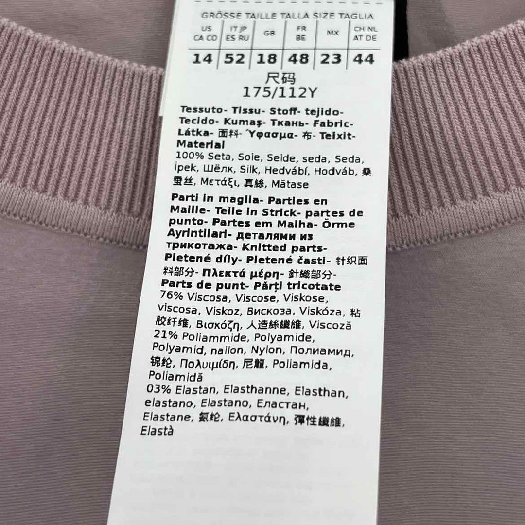 Size 14 MARINA RINALDI Lavender Silk Shirt
