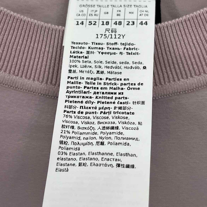 Size 14 MARINA RINALDI Lavender Silk Shirt