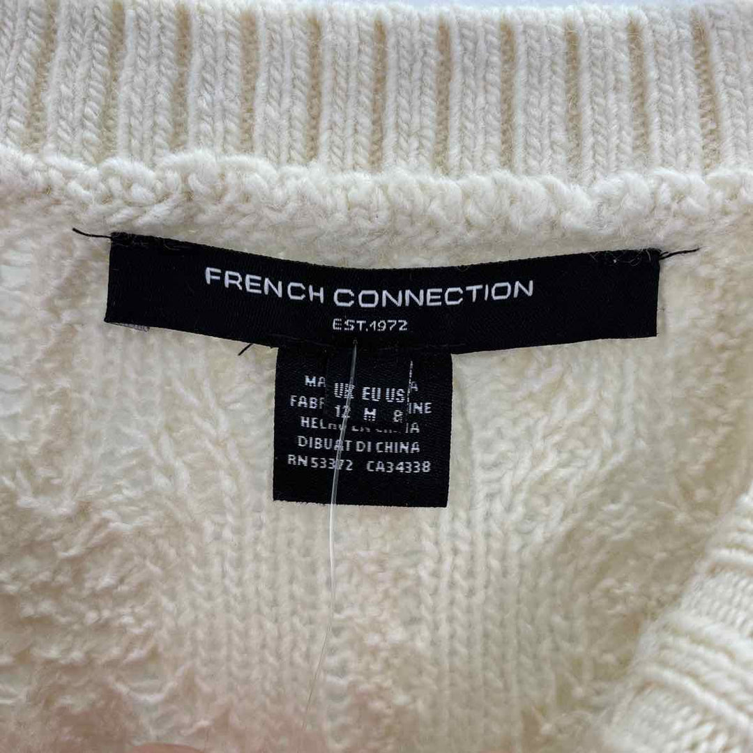 Size 8 FRENCH CONNECTION Cream Sweater