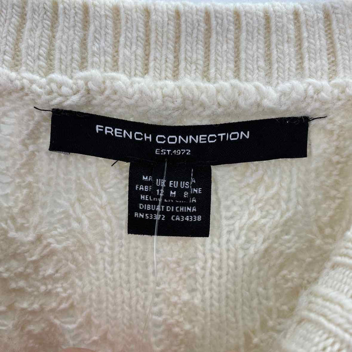 Size 8 FRENCH CONNECTION Cream Sweater