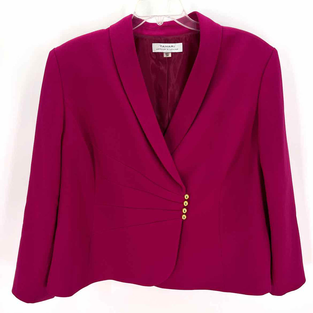 Size 22 TAHARI Hot Pink 2 PC Dress