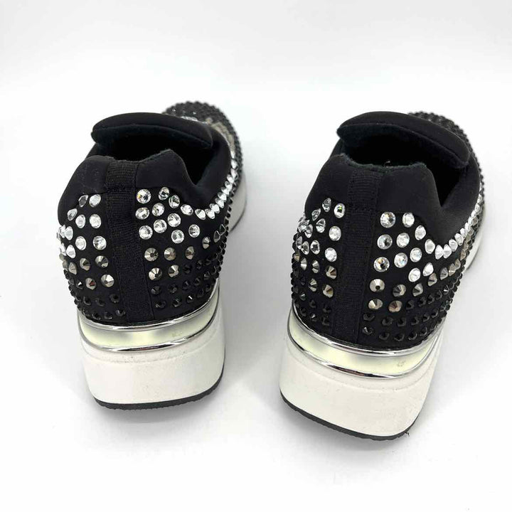 Shoe Size 10 INC Black Rhinestone Sneakers
