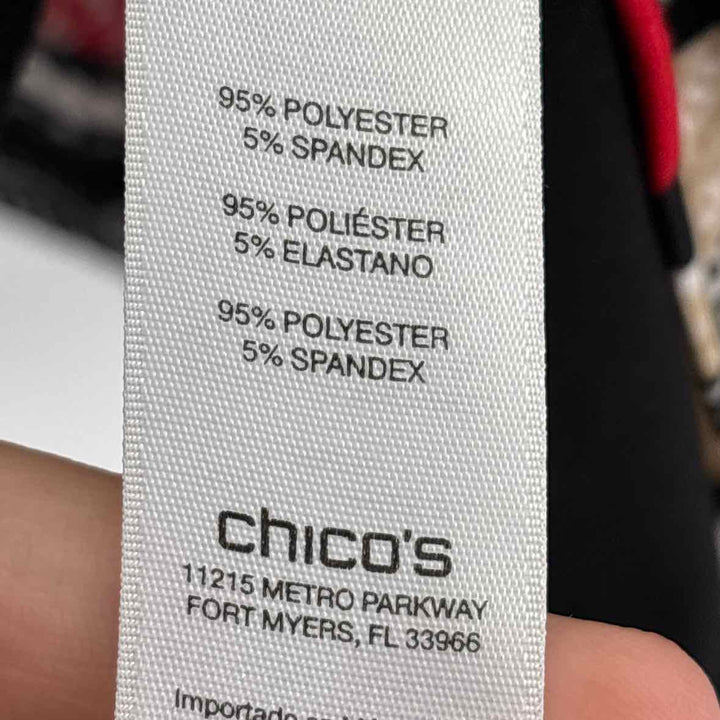 Size 3 Chico's Multi-Color Shirt