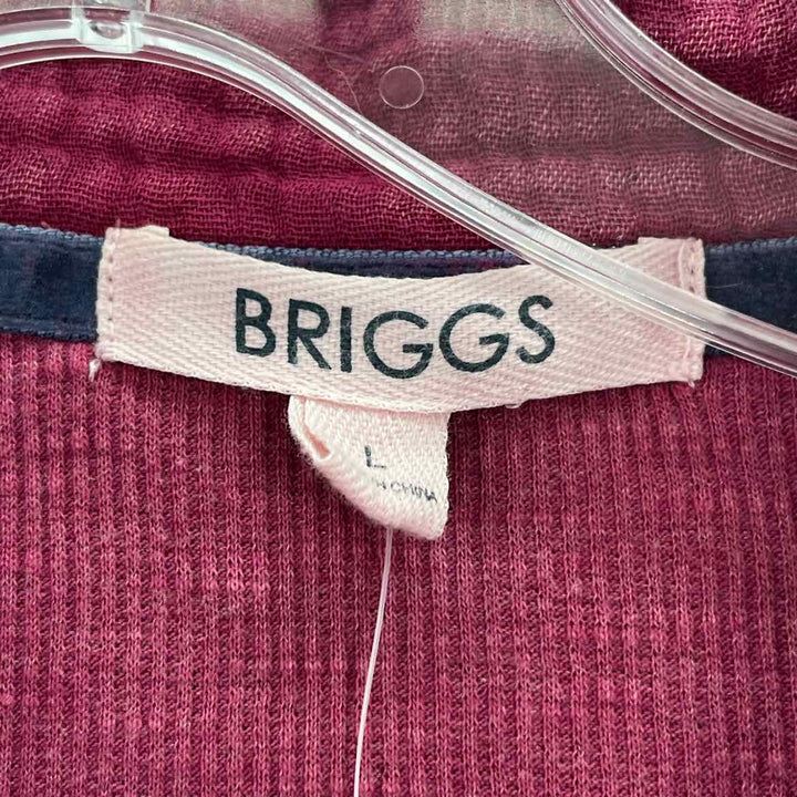 Size L Burgundy Shirt