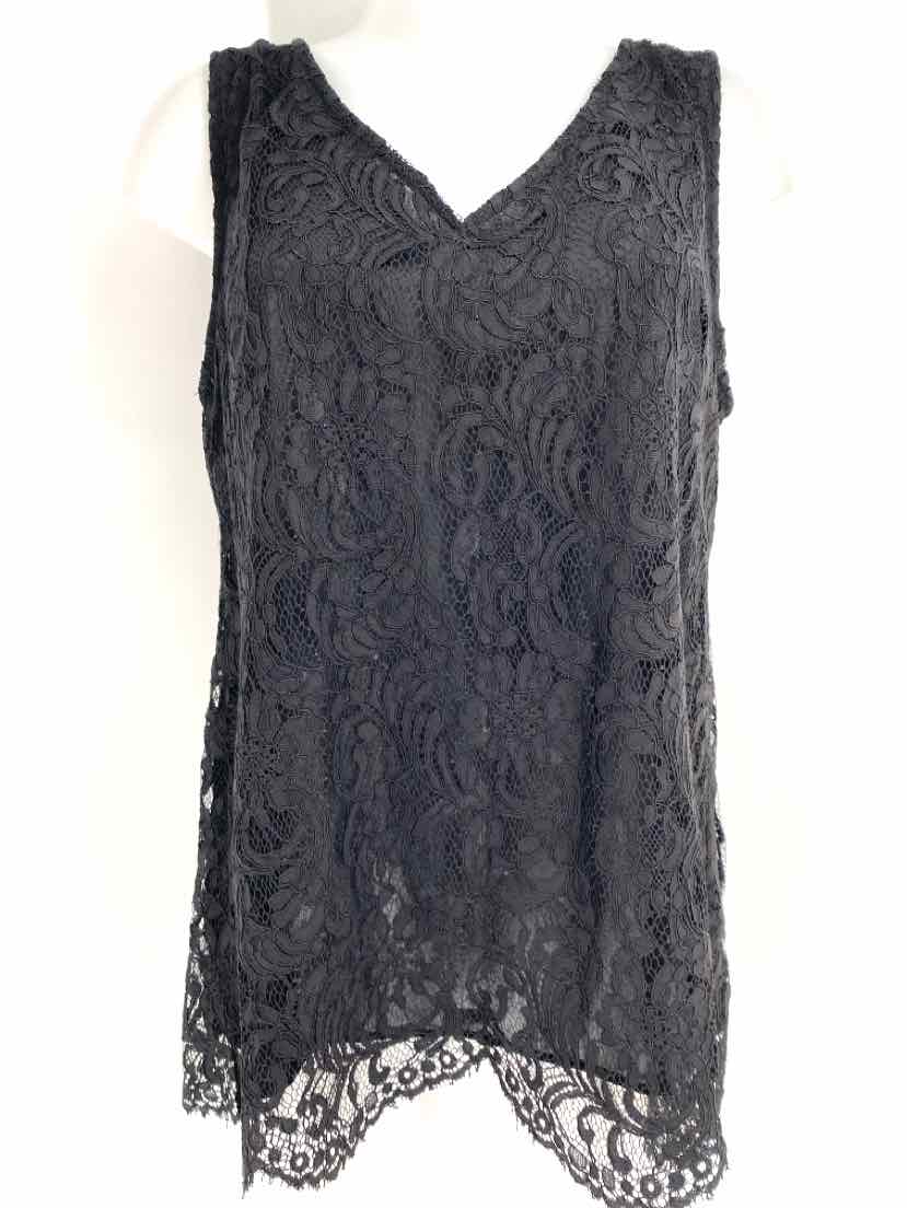 Size M White House Black Market Black Shirt